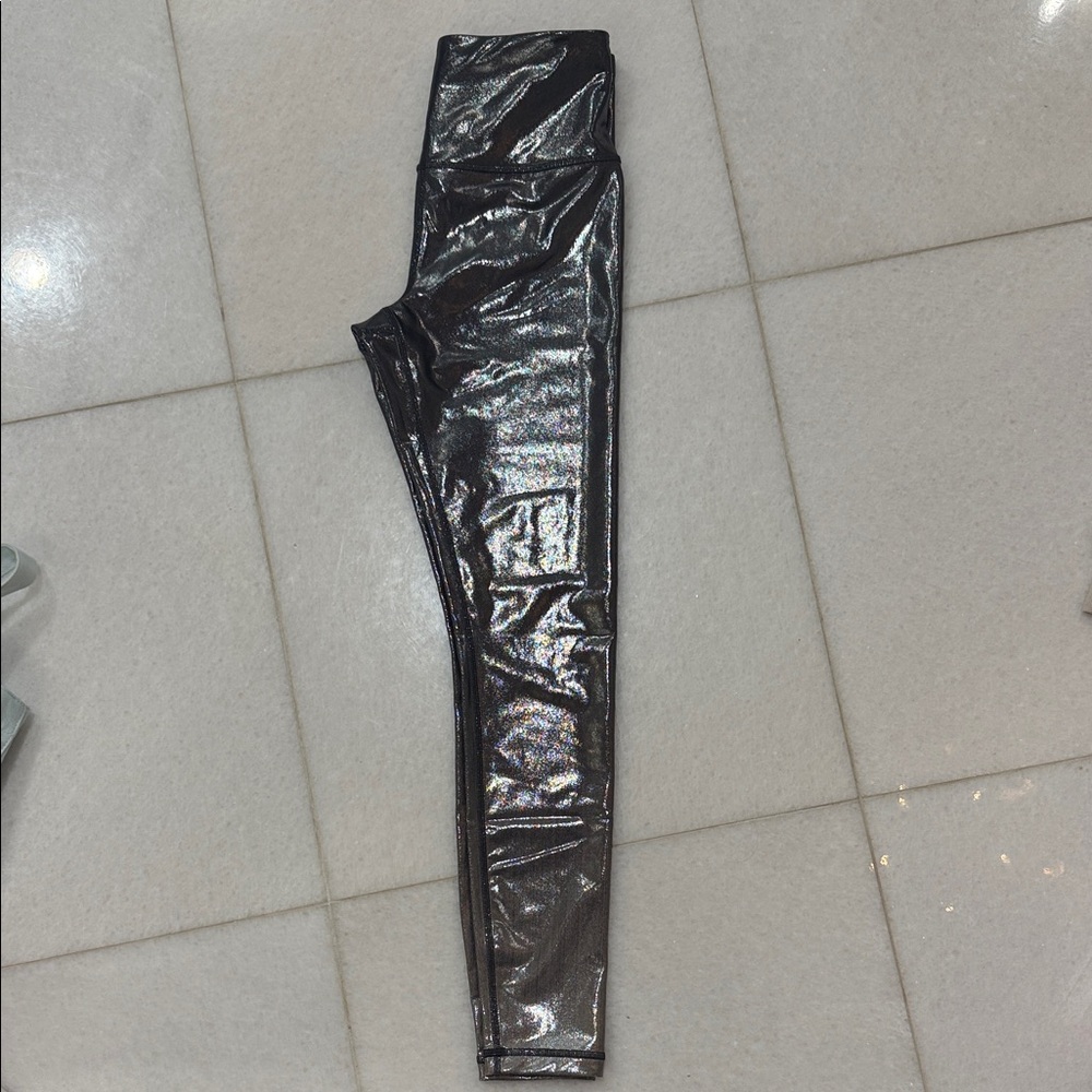 Athleta Kids Metallic Leggings - Black
